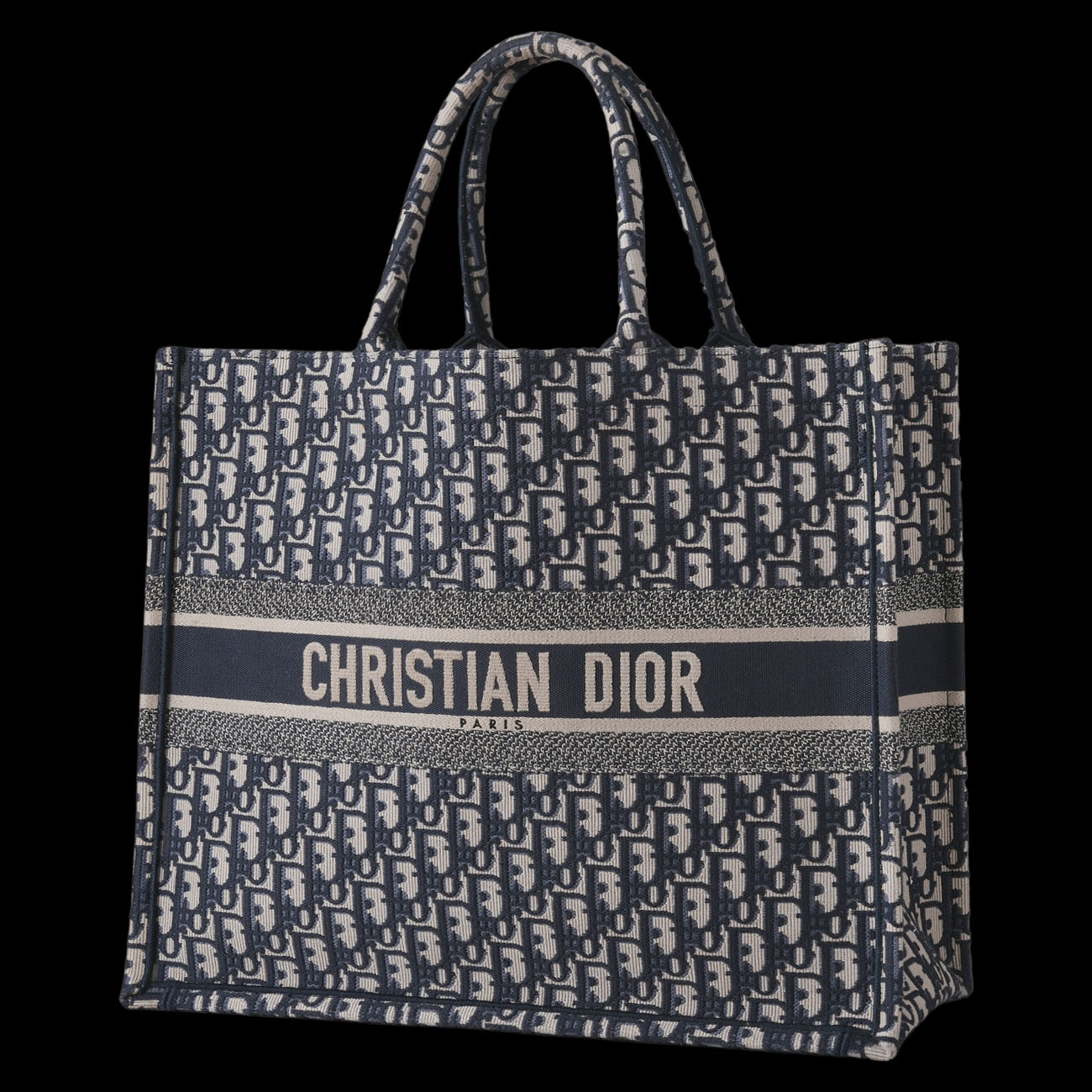 CHRISTIAN DIOR(USED)크리스찬디올 오블리크 북토트 라지백